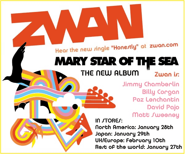 Zwan - annonce de l'album